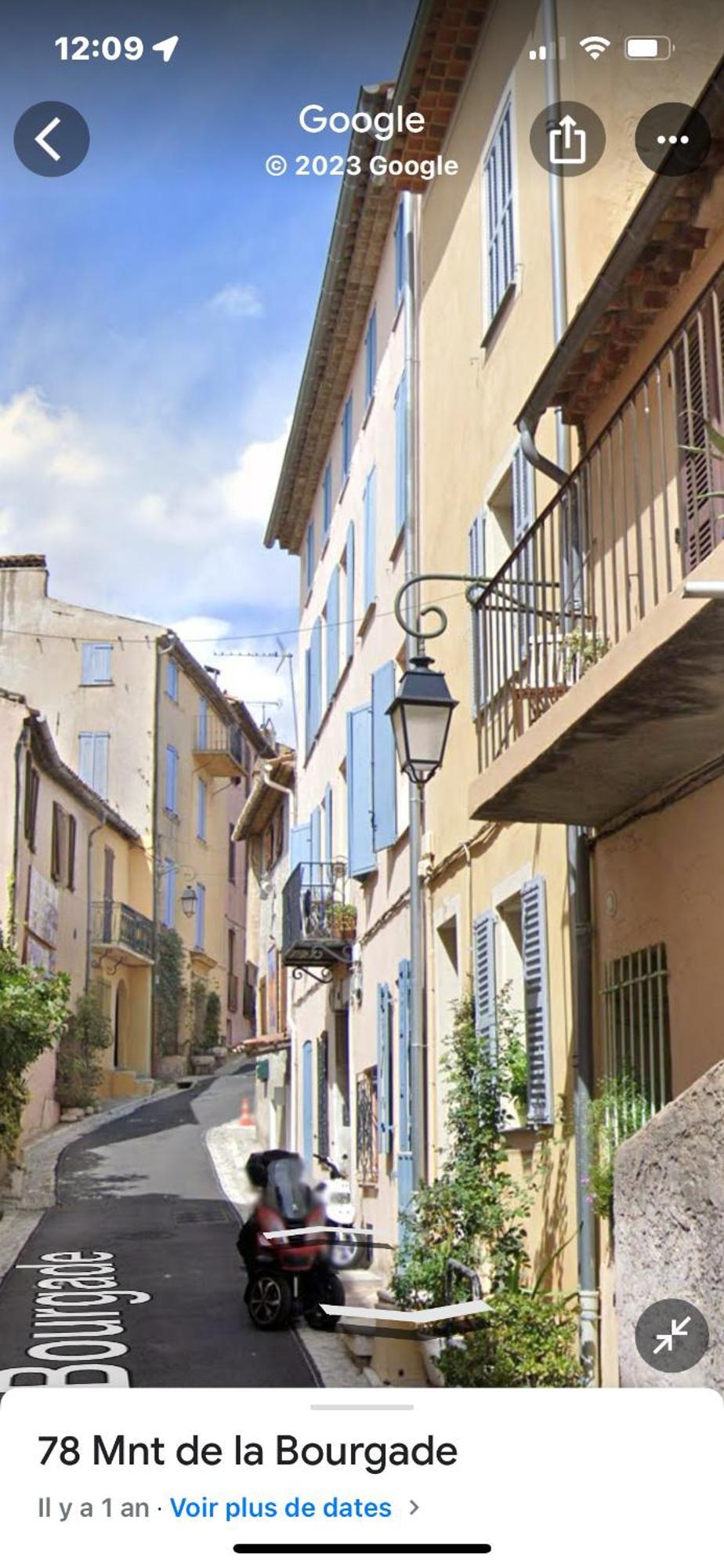 Apartamento Bed & Breakfast Les Hauts De Cagnes Vue Mer Et Montagne Exterior foto